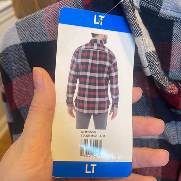 NWT Jachs Plaid Button Down Shirt size LT - Picture 3 of 4